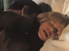 A fortunate elderly man gives a little, golden-haired, white bitch a breasty and a hawt.
